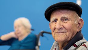 Alter und Pflege - Porträt eines alten Mannes